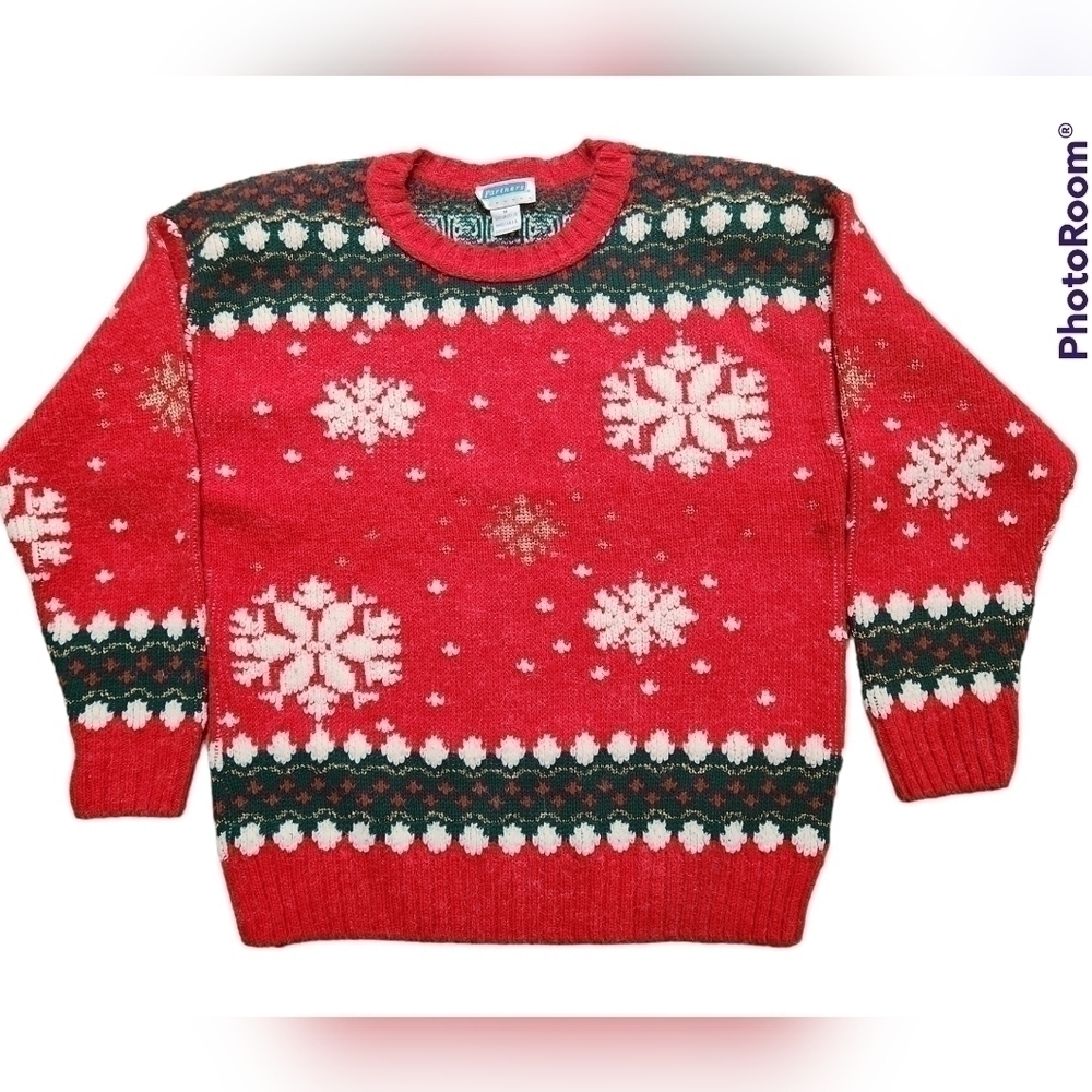 Ugly Christmas Sweater Snowflakes